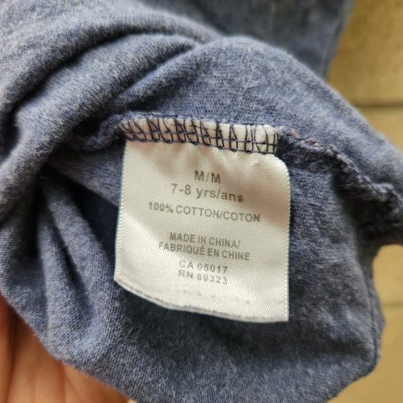 Roots Kids Canada Don't Hate Me Because I'm Smart T-Shirt Size 7-8 yrs Blue - Picture 7 of 8